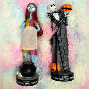 Nightmare Before Christmas Jack and Sally Figurines
